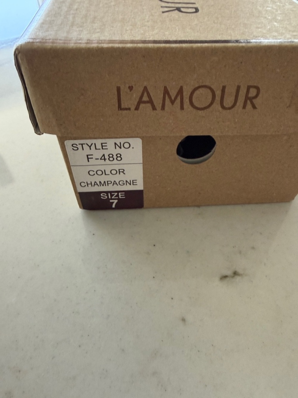 L'Amour Champagne Mary Jane Toddler Shoes - Picture 4 of 5